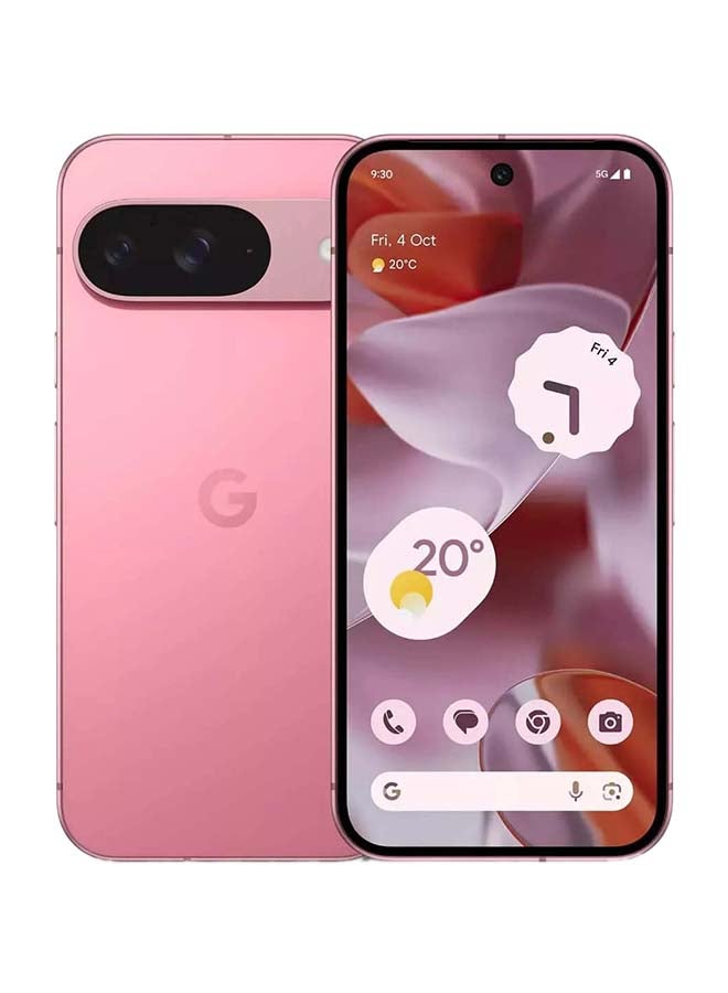 Pixel 9 Dual SIM Rose Pivoine 12GB RAM 128GB 5G - International Version