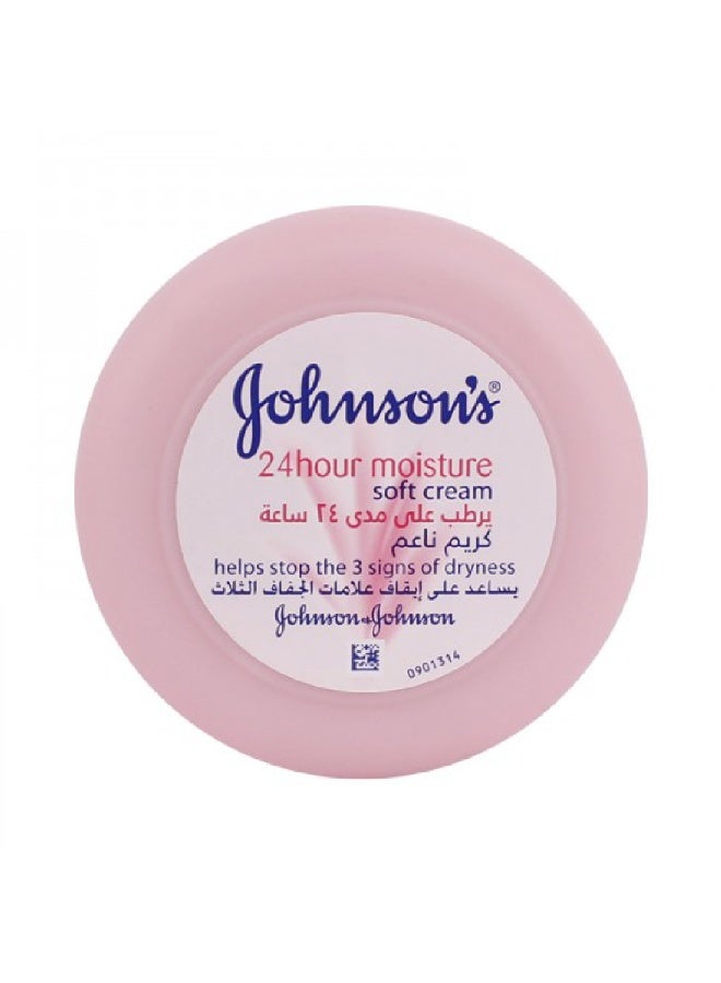 Johnson's - Johnson's 24 Hour Moisture Soft Cream 300ml - Image 1
