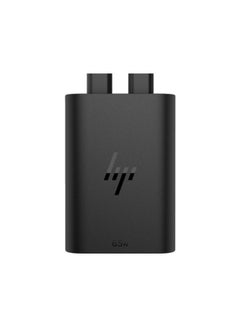 HP 65W GaN USB-C Laptop Charger - 600Q8AA#ABU | Black  - Image 1