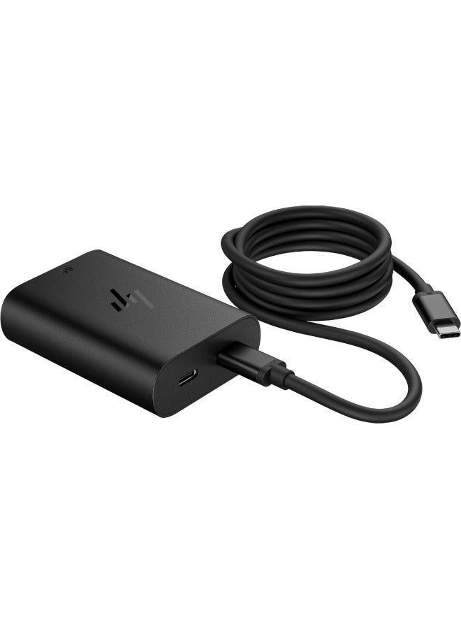 HP شاحن كمبيوتر محمول USB-C GaN بقوة 65 وات | 600Q8AA#ABU - Image 1