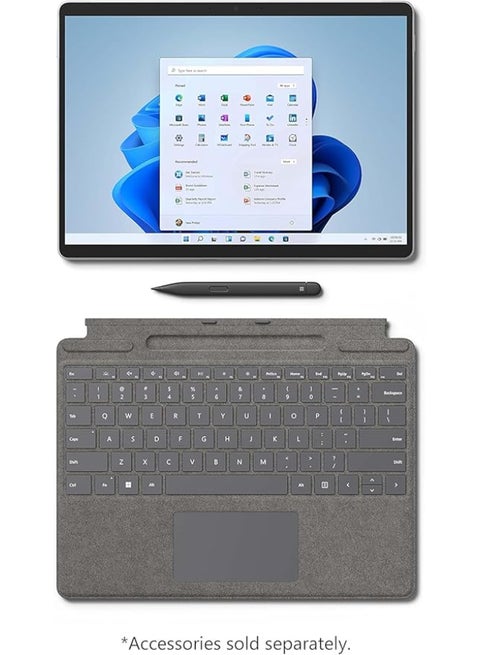 Surface Pro 8 Laptop With 13-Inch Display, Core i7-1185G7 Processor/16GB RAM/256GB SSD/Integrated Graphics/Windows 10 Pro English Platinum