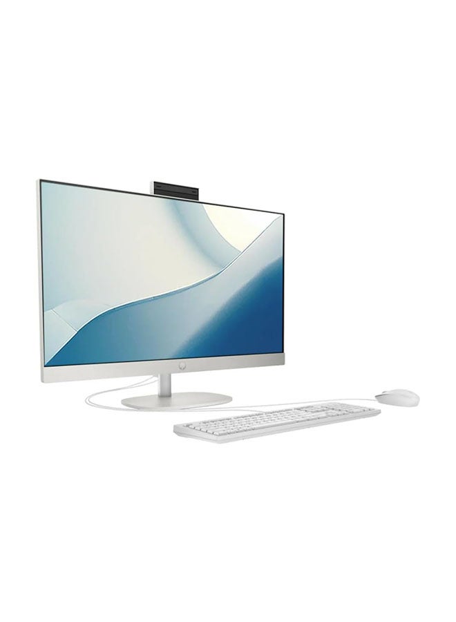 HP - All-in-One 24-inch Desktop, Core i5-1335U Processor/8GB RAM/512GB SSD/Intel Iris XE Graphics/Windows 11 English ‎Shell white - Image 1