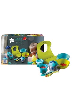 tommee tippee Weaning Starter Kit With Toddler Feeding Bowls And Spoons, Roll And Go Bib, Weaning Sippy Cup And Food Storage Pots 4 Months+, Multicolour  - Image 5