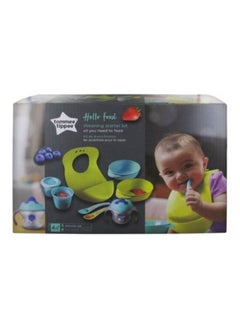 Weaning Starter Kit With Toddler Feeding Bowls And Spoons, Roll And Go Bib, Weaning Sippy Cup And Food Storage Pots 4 Months+, Multicolour - pnsku/N70113113V/45/_/1726822679/f3b28a57-670a-48a7-947c-2265238c12bd