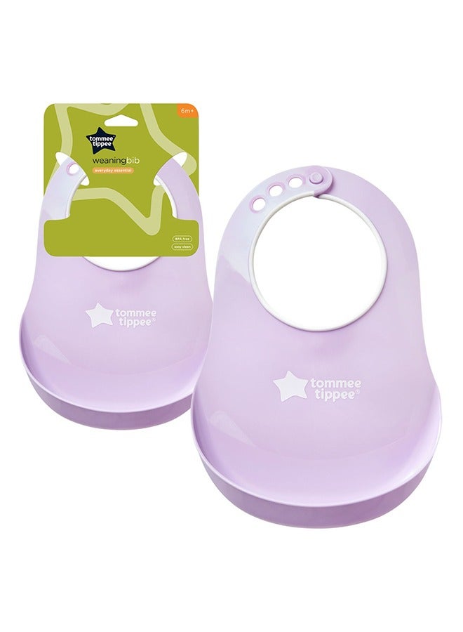 tommee tippee Essentials Comfi Neck Catch Bib Assorted  - Image 1