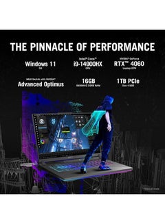 ASUS ROG Strix G16 Laptop With 16-Inch Display, Core i9-14900HX Processor/16GB RAM/1TB SSD/8GB NVIDIA GeForce RTX 4060 Graphics/Windows 11 English Black  - Image 4