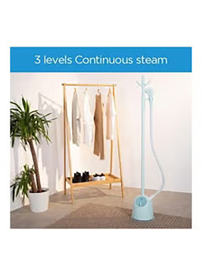 Midea - Garment Steamer With 1500W Power, Large Water Tank, 3 Levels 30G/Min Continuous Steam, 9 Hole Front Point, Powerful Freestanding Fabric Steamer, Good For Home & Business 1.4 L 1500 W YGJ15Q1W Sky - Image 1