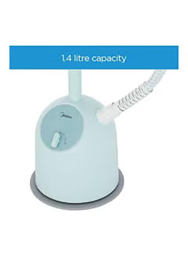 Midea - Garment Steamer With 1500W Power, Large Water Tank, 3 Levels 30G/Min Continuous Steam, 9 Hole Front Point, Powerful Freestanding Fabric Steamer, Good For Home & Business 1.4 L 1500 W YGJ15Q1W Sky - Image 1