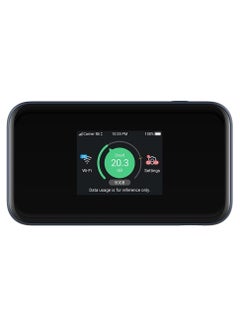 ZTE 5G Mobile Router MU5001,Unlock with Sim Card Slot NSA SA WiFi 6 Hotspot 3800 Mbps Download support Max 32 Devices- Black  - Image 1