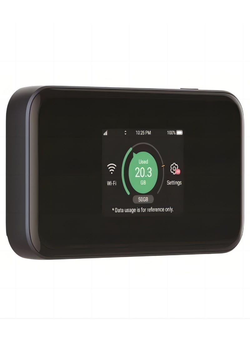 ZTE 5G Mobile Router MU5001,Unlock with Sim Card Slot NSA SA WiFi 6 Hotspot 3800 Mbps Download support Max 32 Devices- Black  - Image 3