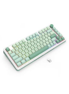 REDRAGON K681 MG-RGB-PRO Cyrus PRO 75% layout wireless Gasket mounted gaming mechanical keyboard 75% improved layout BT-2.4G-Wired provides better typing experience Hot swappable  Customized handle design for easy control  - Image 3