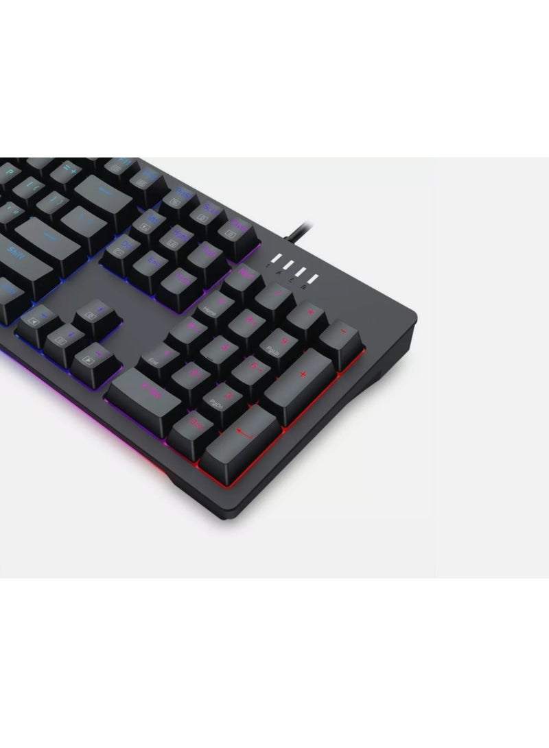 ريدراجون K679 RGB Gaming Keyboard, 104 Keys Wired Mechanical Keyboard, D-Absorption Foam, Upgraded Hot-Swappable Socket, Full Color Keycaps  - Image 5