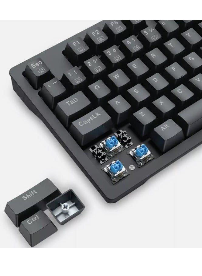 REDRAGON - K679 RGB Gaming Keyboard, 104 Keys Wired Mechanical Keyboard, D-Absorption Foam, Upgraded Hot-Swappable Socket, Full Color Keycaps - Image 1
