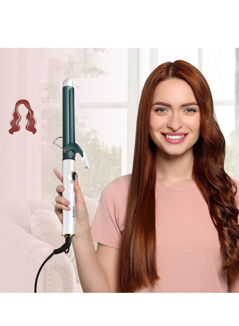 Professional Hair Curler 28mm White/Green with LCD Display, Adjustable Temperature, Harmless and Durable, Quick Home Hairstyle White 28mm - pnsku/N70113166V/45/_/1726886959/191a145d-a6ac-48cb-b5cf-c4c9ad655351