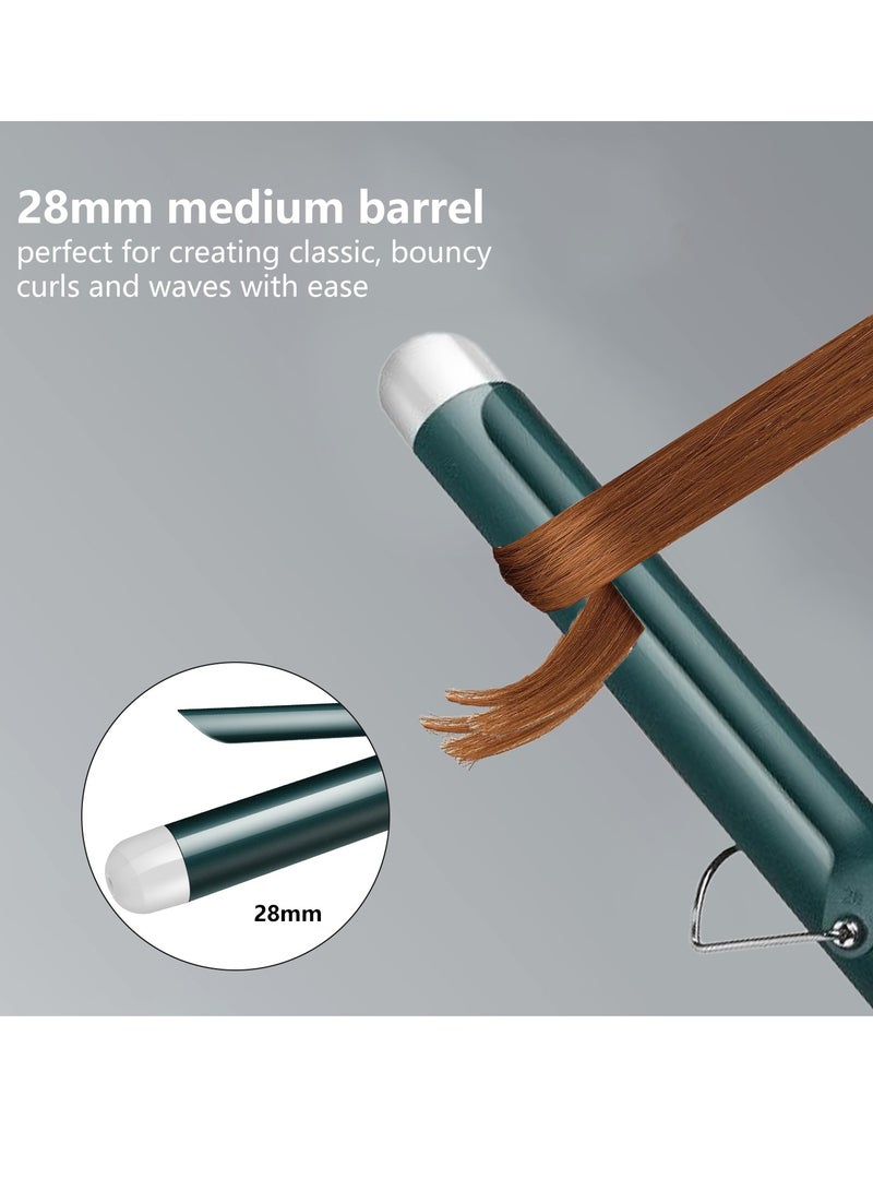 Professional Hair Curler 28mm White/Green with LCD Display, Adjustable Temperature, Harmless and Durable, Quick Home Hairstyle White 28mm - pnsku/N70113166V/45/_/1726886969/cbf4e84a-10f5-45ea-8ff2-32f4732cb43e