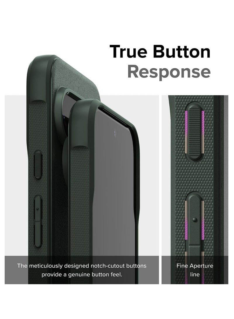 Ringke - Onyx [Feels Good in The Hand] Compatible with Google Pixel 9 Pro XL Case, Anti-Fingerprint Technology Prevents Oily Smudges Non-Slip Enhanced Grip Precise Cutouts for Camera - Dark Green - Image 1