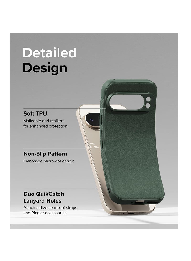 Ringke - Onyx [Feels Good in The Hand] Compatible with Google Pixel 9 Pro XL Case, Anti-Fingerprint Technology Prevents Oily Smudges Non-Slip Enhanced Grip Precise Cutouts for Camera - Dark Green - Image 1