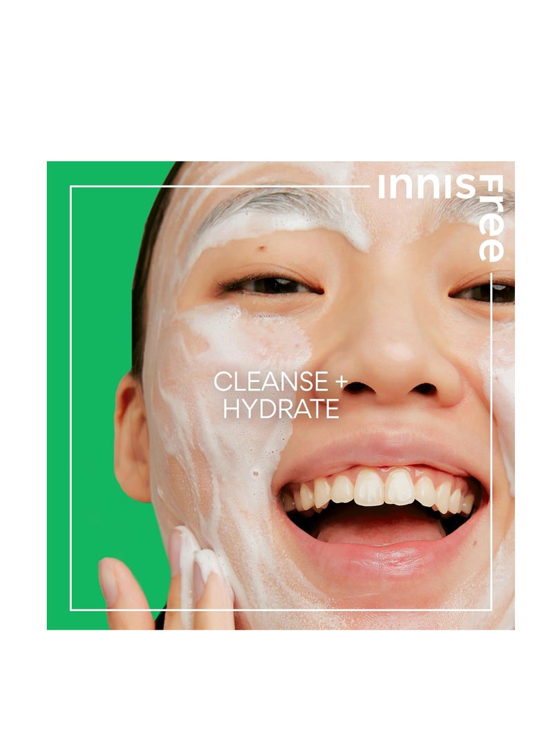 Green Tea Amino Acid Cleansing Foam, Sulfate Free, Korean Hydrating Face Cleanser with Gentle Foam 150 mlml