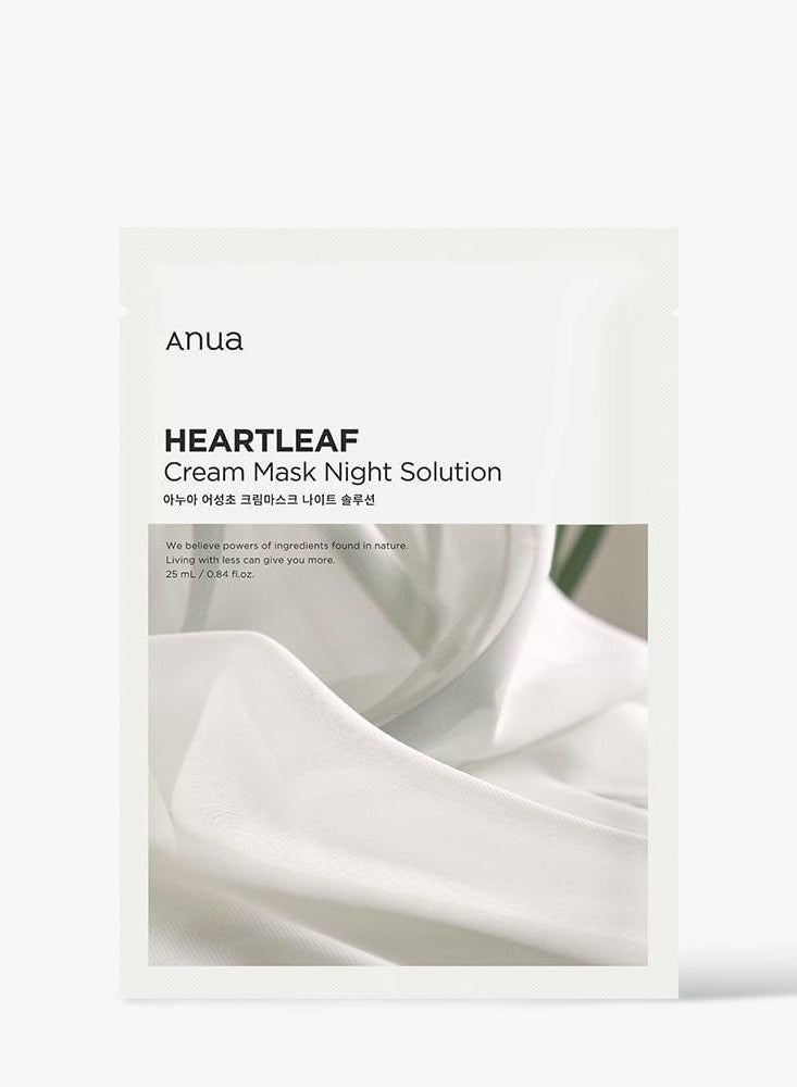 Anua Heartleaf Quercetinol Pore Deep Cleansing Foam White 150ml with Cream Mask Night Solution 14ml  - Image 3