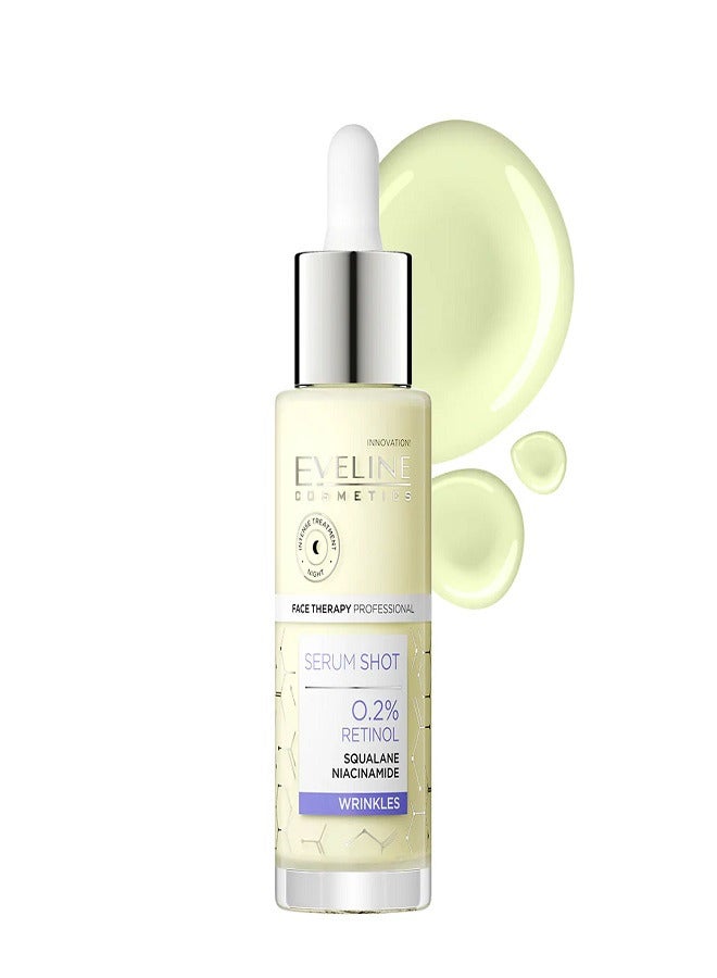 Eveline - Cosmetics Serum Shot Anti-Wrinkle Treatment 0.2% Retinol 30ml - Image 1