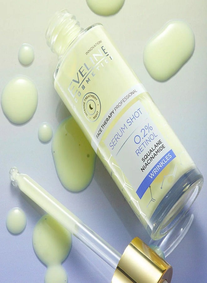 Eveline - Cosmetics Serum Shot Anti-Wrinkle Treatment 0.2% Retinol 30ml - Image 1