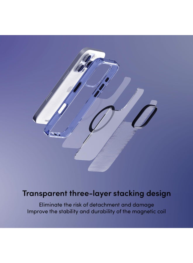 Moshi iGlaze w/ MagSafe Case For Apple iPhone 16 Pro Max 6.9-inch 2024|  Drop Protection Ultra Thin And Slim CBack Cover, Anti-Yellowing, Scratch Resistant, Magnetic Wireless Charging - Violet - Image 3