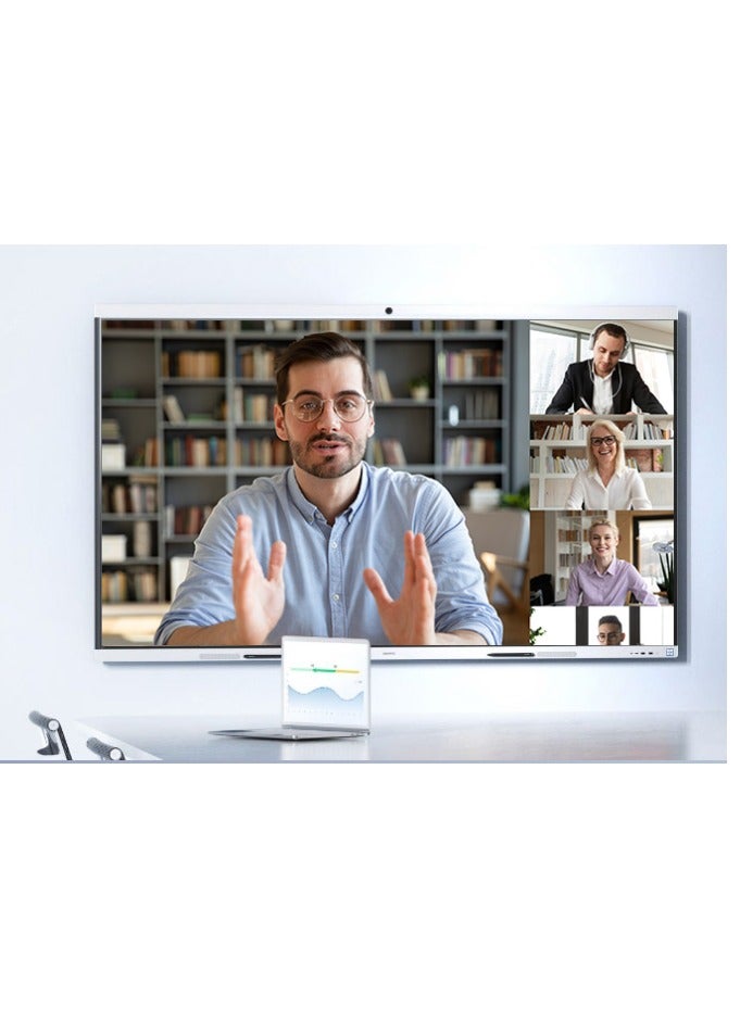 HUAWEI Ihb2-75Pu, Intelligent Collaboration Device 75-Inch Infrared Screen, Jade White, Overseas IdeaHub B2 75 PU Black  - Image 1