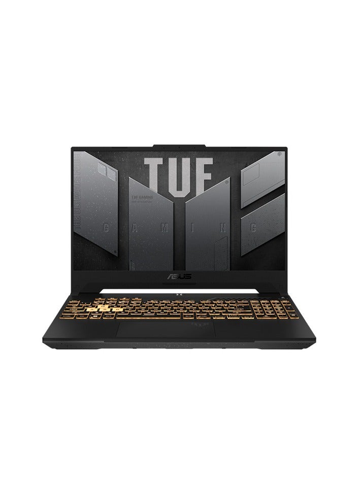 ASUS - TUF Gaming F15 FX507ZC4 (Upgraded Version) Laptop, 15.6" FHD IPS 144Hz Display, Intel Core i5-12500H, 16GB RAM, 512GB SSD, NVIDIA GeForce RTX 3050 4GB GPU, US ENG Backlit Keyboard, DOS, Jaeger Gray International International English Jaeger Gray - Image 1