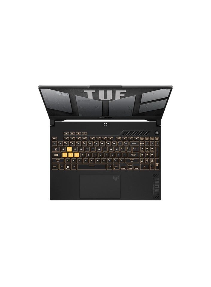 ASUS - TUF Gaming F15 FX507ZC4 (Upgraded Version) Laptop, 15.6" FHD IPS 144Hz Display, Intel Core i5-12500H, 16GB RAM, 512GB SSD, NVIDIA GeForce RTX 3050 4GB GPU, US ENG Backlit Keyboard, DOS, Jaeger Gray International International English Jaeger Gray - Image 1