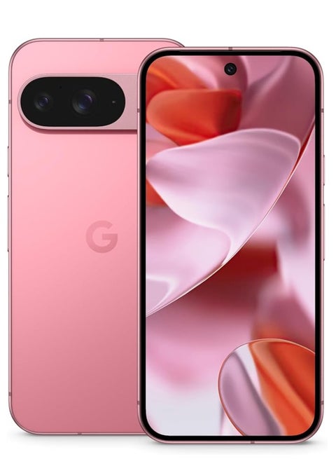 Pixel 9 - Unlocked Android Smartphone with Gemini, 24-Hour Battery, Advanced Camera, and 6.3" Actua Display - Peony - 128 GB