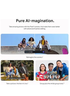 Google Pixel 9 - Unlocked Android Smartphone with Gemini, 24-Hour Battery, Advanced Camera, and 6.3" Actua Display - Peony - 128 GB  - Image 2