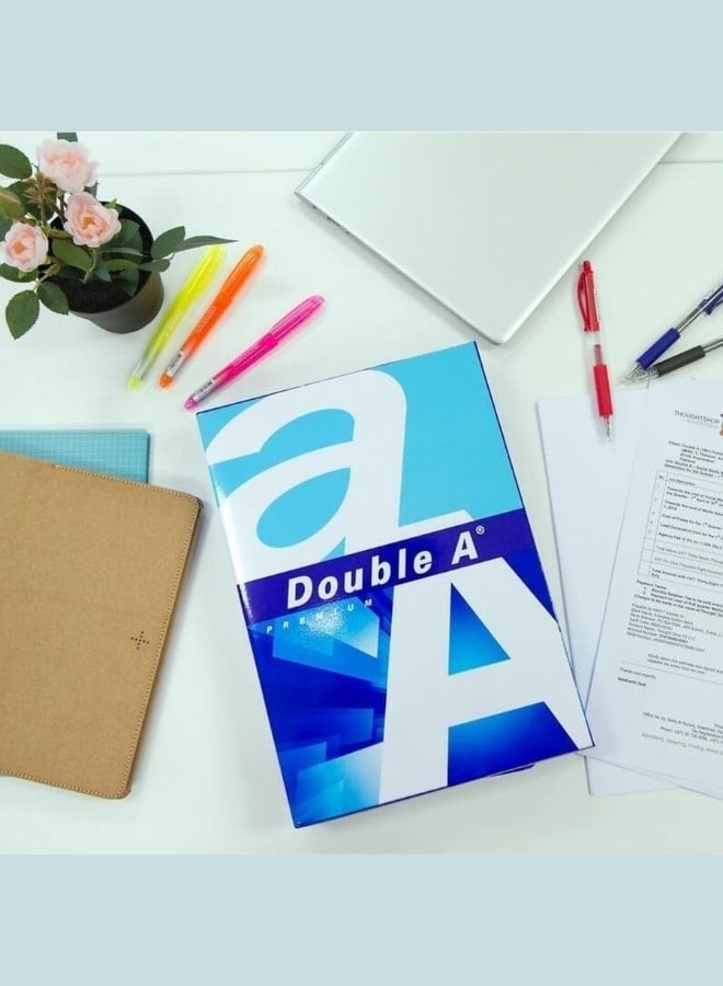 دبل إيه - Printer Copy Paper, Size A4, GSM 80, 100 Sheets - Image 1
