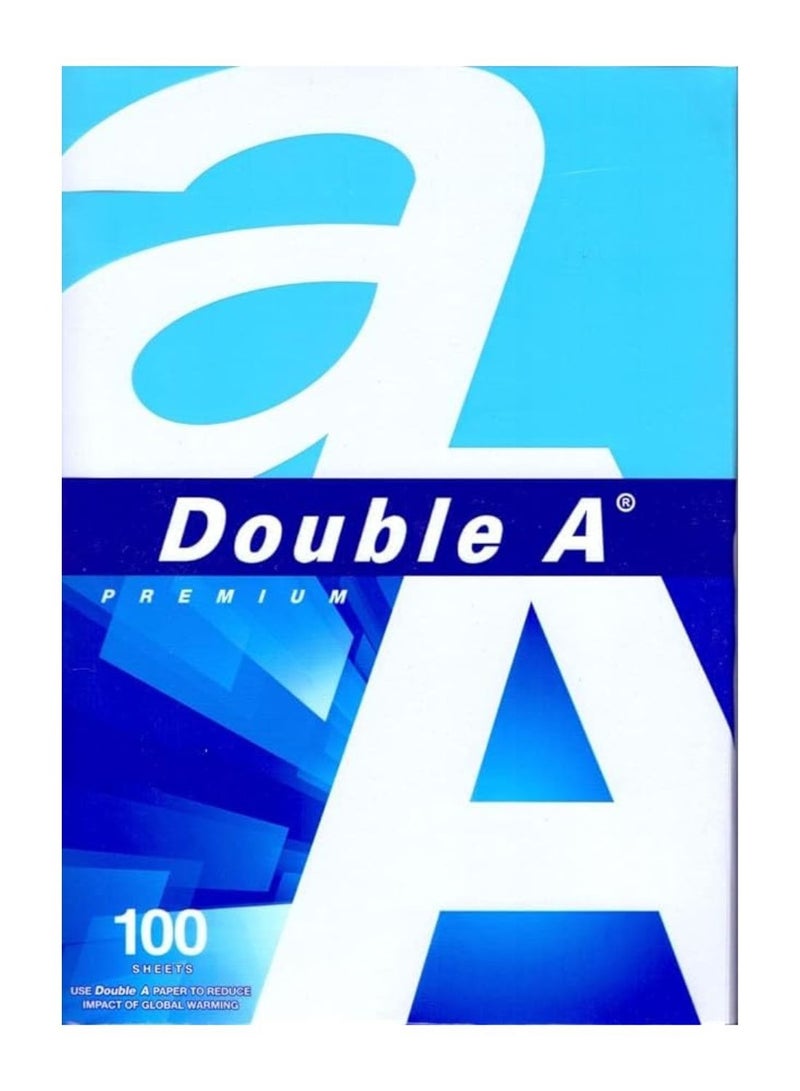 دبل إيه - Printer Copy Paper, Size A4, GSM 80, 100 Sheets - Image 1