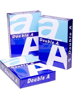 دبل إيه Printer Copy Paper, Size A4, GSM 80, 500 Sheets (Bundle of 3) A4  - Image 1