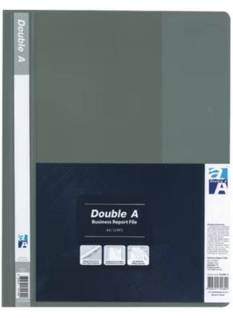 Clear Front Report Covers Project File Protector Folder Black