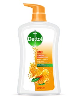 Dettol Zing Antibacterial Bodywash Orange Zest 700ml  - Image 1