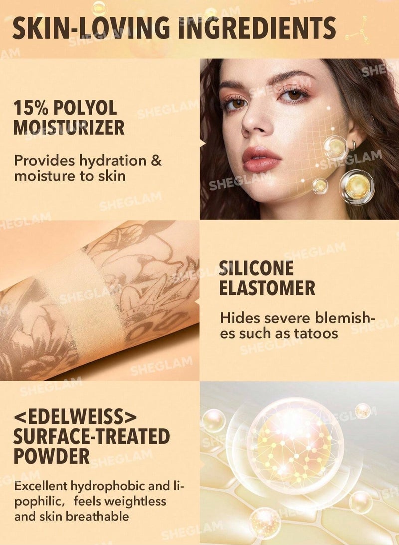 SHEGLAM Rapid Retouch Cream Concealer - Nude Nude - Image 4