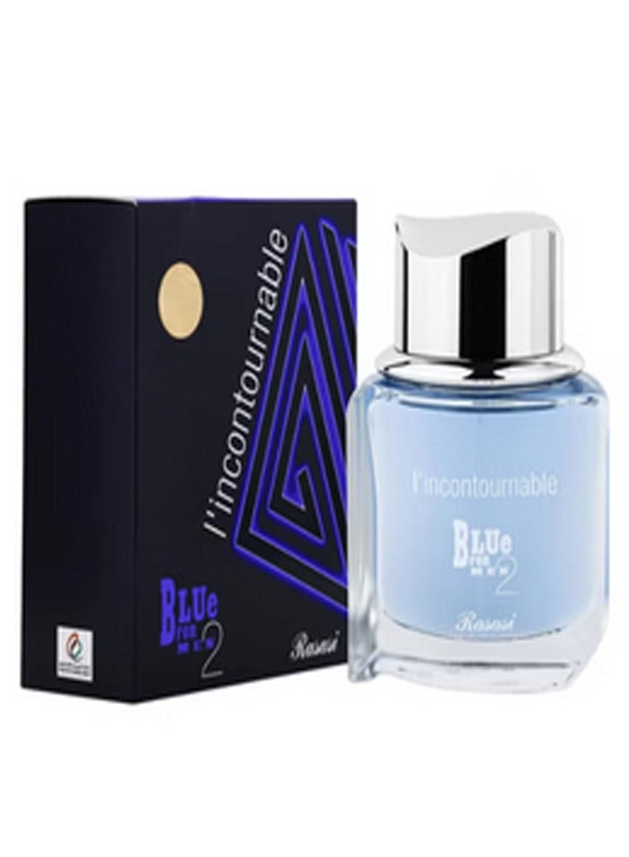 Rasasi L'Incontournable Blue For Men 2 EDP 75ml  - Image 2