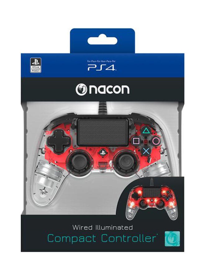 nacon Wired Illuminated Compact Controller For PlayStation 4 - Image 1