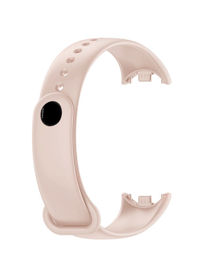 MARGOUN (for Mi Band 9) Strap Soft Silicone Replacement Sport Wristband for Xiaomi Mi Band 9 Watch Band Accessories for Women Men Pink  - Image 2