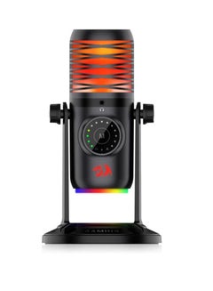 REDRAGON GM306 patented exquisite design microphone, custom color LED support circuit, advanced microphone unit, back side sound reduction, with USB-B to USB-A connectors cable,   The tripod is also good for gaming, podcasting, voice overs, and recording songs and music  - Image 3