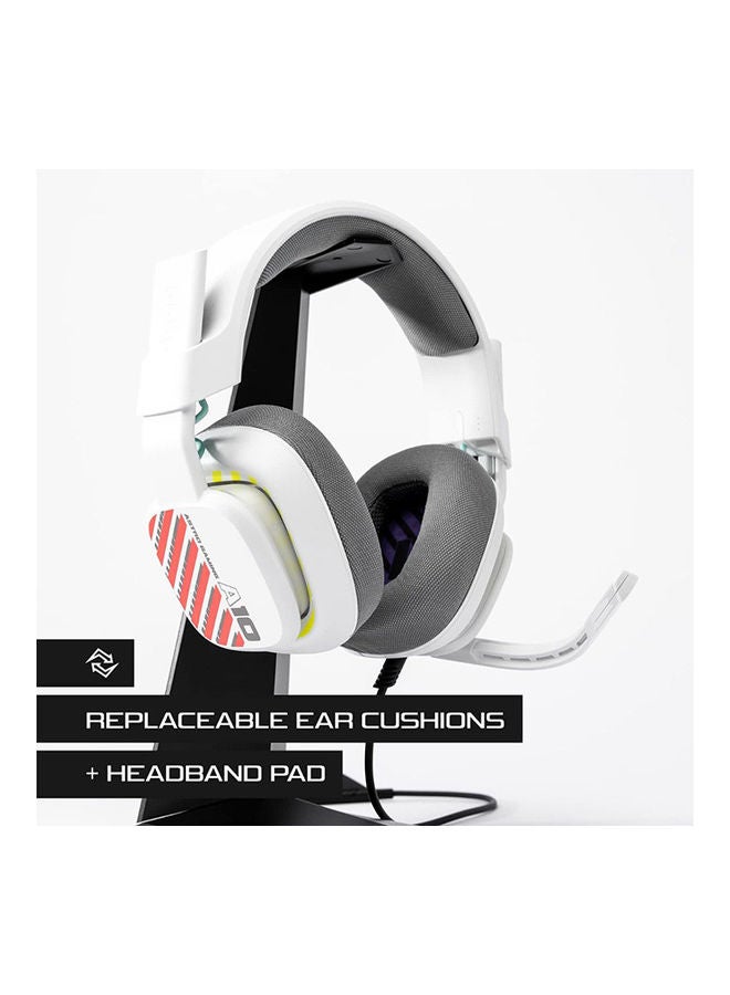 ASTRO A10 Gen 2 White Gaming Wired Headset - PS5 - Image 3