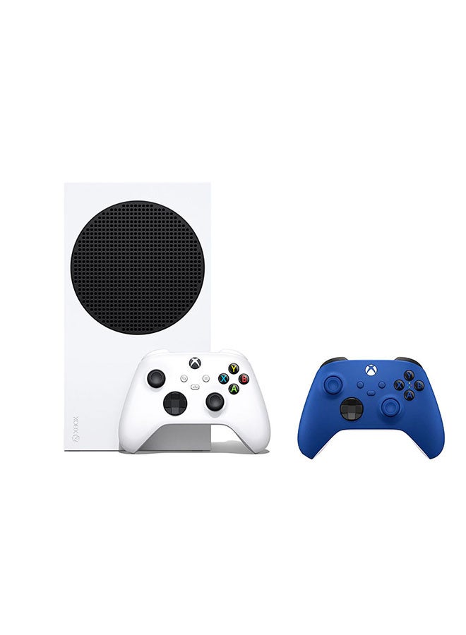 Microsoft Xbox Series S 512 GB with Extra Blue Xbox Wireless Controller - Image 1