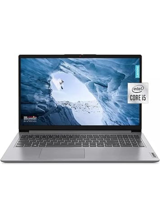 لينوفو لابتوب Ideapad 1i بشاشة 15.6 بوصة، مع معالج Intel Core i5-1235u/16GB RAM/512GB SSD/رسومات Intel Iris XE/ويندوز 11 هوم - Image 1