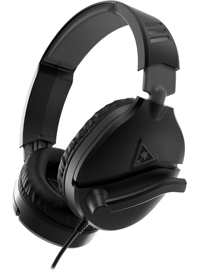 TURTLE BEACH Recon 70 Multiplatform Gaming Headset for PC, PS5, PS4, Xbox Series X|S, Xbox One, Nintendo Switch & Mobile w/ 3.5mm Wired Connection - Flip-to-Mute Mic, 40mm Speakers, Lightweight-Black - Image 2