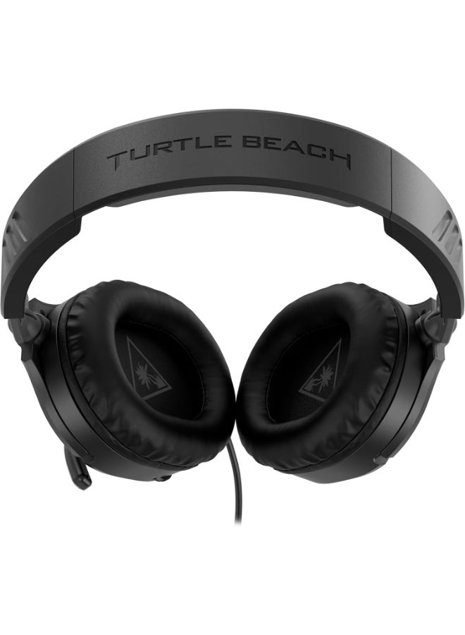 TURTLE BEACH Recon 70 Multiplatform Gaming Headset for PC, PS5, PS4, Xbox Series X|S, Xbox One, Nintendo Switch & Mobile w/ 3.5mm Wired Connection - Flip-to-Mute Mic, 40mm Speakers, Lightweight-Black - Image 4