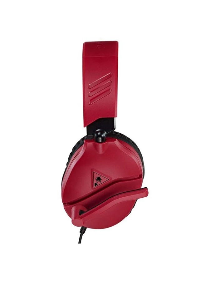 ترتل بيتش سماعة الألعاب تيرتل بيتش 70N ميدنايت ريد إير فورس ريكوون - Image 4