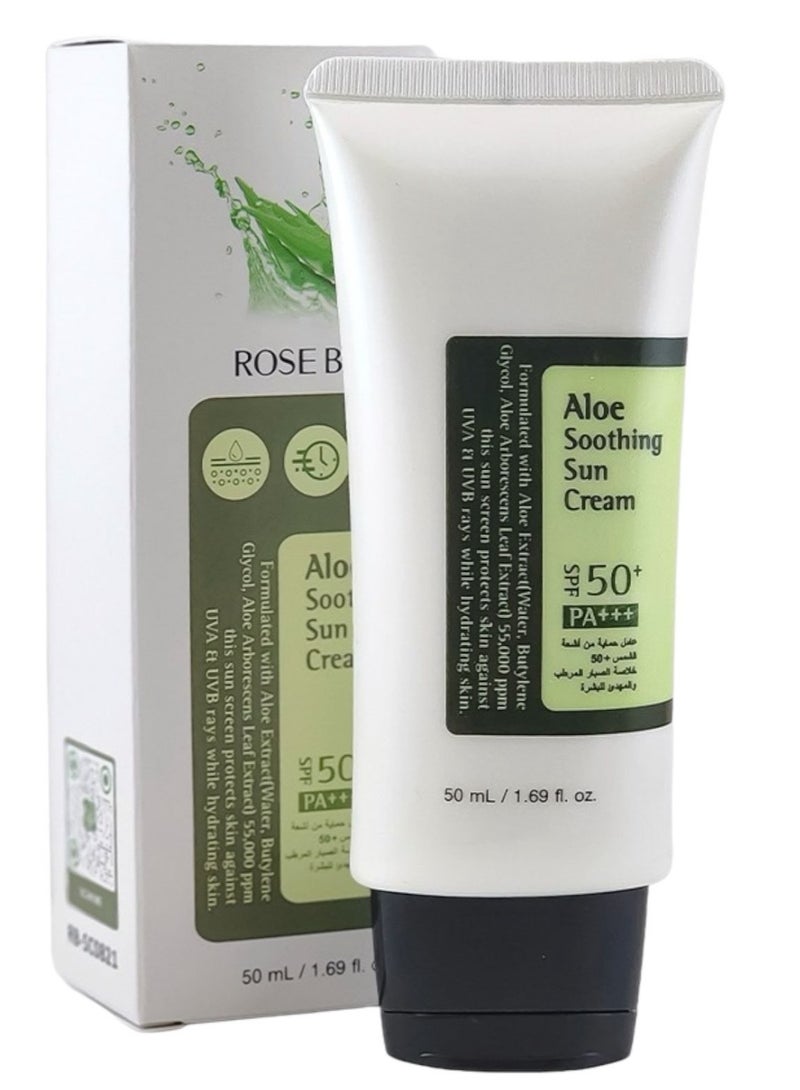 ROSE BERRY Aloe Soothing Sun Cream Spf50+ Pa+++ 50ml 