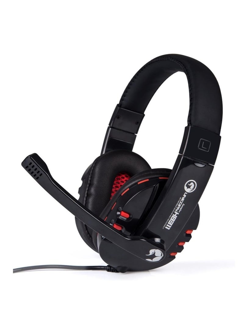 H8311 Wired 3.5mm Stereo Sound Headphone Computer Gaming Headphone with Adjustable Microphone Boom & Powerful Bass Sounds - pnsku/N70113625V/45/_/1727074185/e521d08b-7666-4af8-b88f-d4681e9d07d3