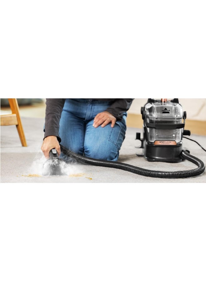 Bissell 750W Spotclean Hydrosteam Portable Deep Vacuum Cleaner Black 40.5 x 42.8 x 31.3 cm 3700E 750 W 3700E Black  - Image 5